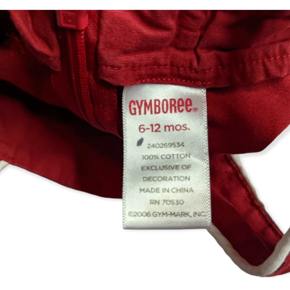 Gymboree Red Hearts Dress with Matching Bloomers Size 6-12 Months